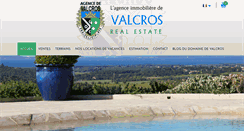 Desktop Screenshot of domaine-de-valcros.com